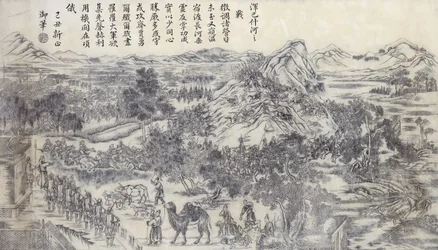 Battaglia al fiume Honbasi - Campagna del 1828 - 2 della serie del Turkestan orientale